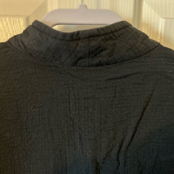 Eileen Fisher Cotton/Viscose Jacket Black Size XL - Picture 7 of 7